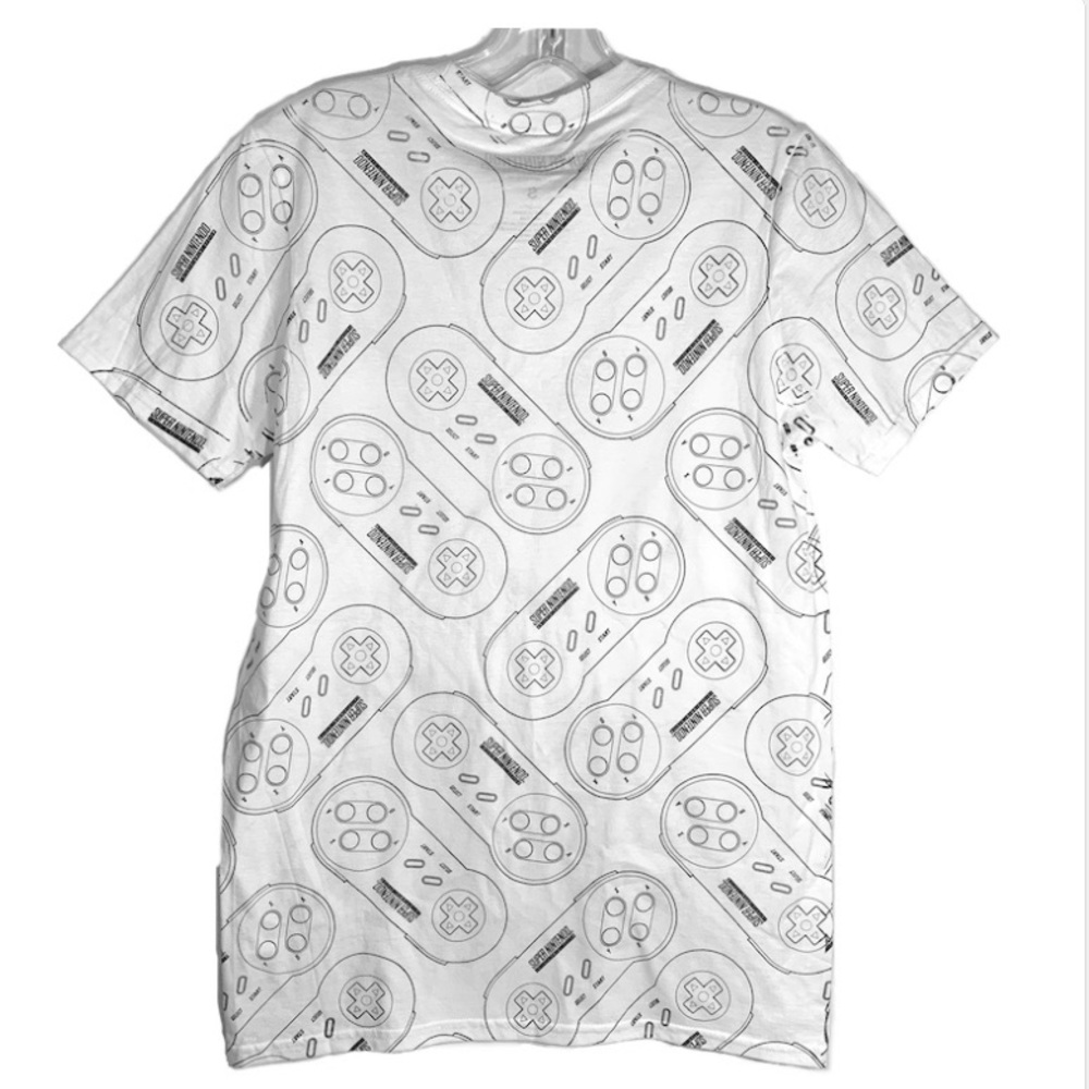 New Nintendo Snes Controller Men’s Shirt Small View 2